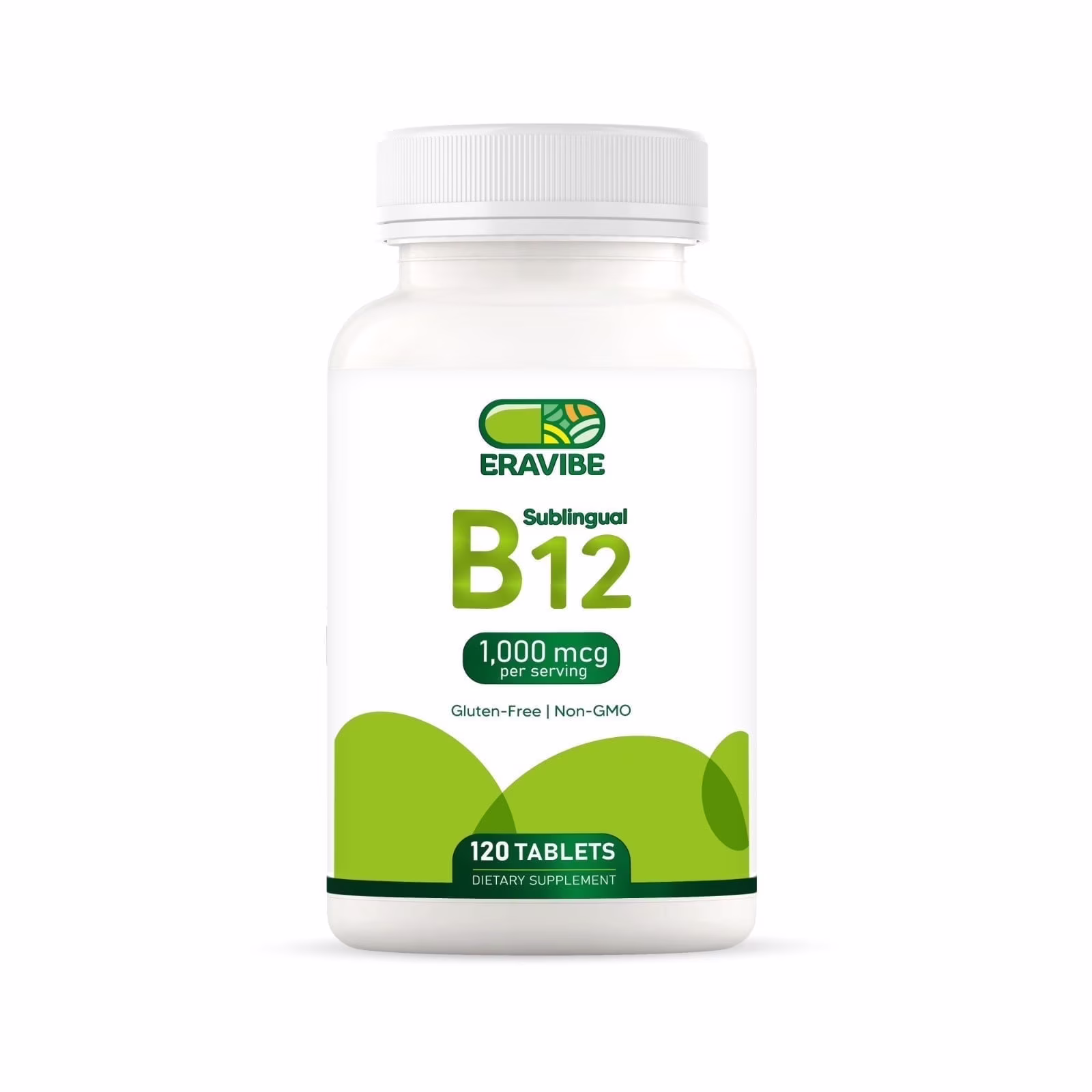 Vitamin B12 1000 mcg, 120 Tablets, Natural Cherry Flavor, Sugar Free