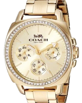 Coach 14503130 Boyfriend Chronograph Gold Stainless Steel Women’s Watch