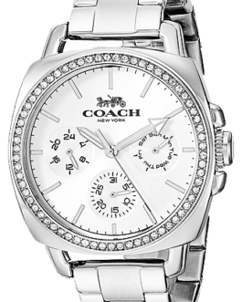 Coach 14503129 Silver Dial Silver Tone Stainless Steel Women’s Watch