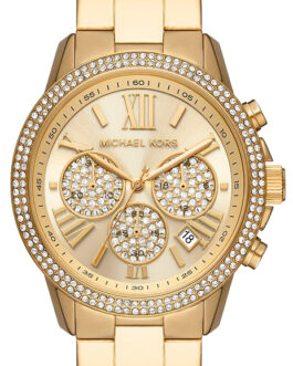 Michael Kors -7199 Chronograph Gold-Tone Stainless Steel Watch