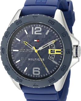 Tommy Hilfiger Blue Dial Blue Silicone Men’s Watch